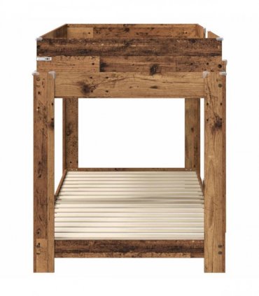 vidaXL Bunk Bed for Kids Old Wood 90 x 190 cm Engineered Wood