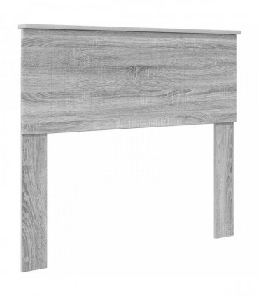 vidaXL Bed Frame Grey Sonoma 100 x 200 cm Solid Pine Wood
