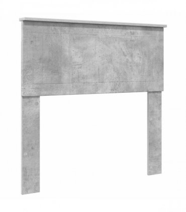 vidaXL Bed Frame Concrete Grey 90 x 200 cm Solid Pine Wood