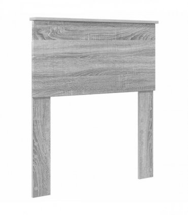 vidaXL Bed Frame Grey Sonoma 75 x 190 cm Solid Pine Wood