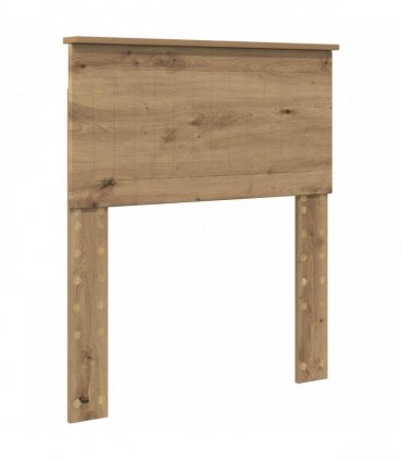 vidaXL Bed Frame Artisian Oak 75 x 190 cm Solid Pine Wood