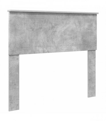 vidaXL Bed Frame Concrete Grey 100 x 200 cm Engineered Wood