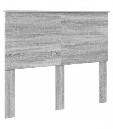 vidaXL Bed Frame Grey Sonoma 120 x 200 cm Solid Pine Wood
