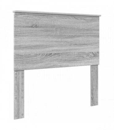 vidaXL Bed Frame Grey Sonoma 100 x 200 cm Solid Pine Wood