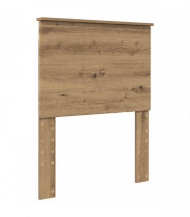 vidaXL Bed Frame Artisan Oak 75 x 190 cm Solid Pine Wood