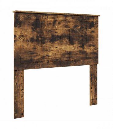 vidaXL Bed Frame with Drawer Smoked Oak 100 x 200 cm Engineered Wood