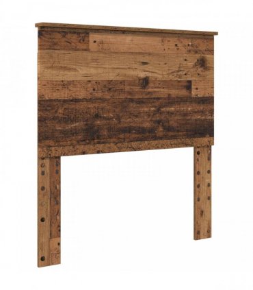 vidaXL Bed Frame with Drawer Old Wood 90 x 190 cm Engineered Wood