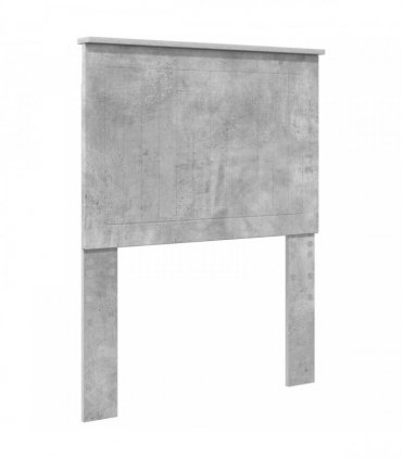 vidaXL Bed Frame Concrete Grey and Silver 70 x 190 cm Engineered Wood