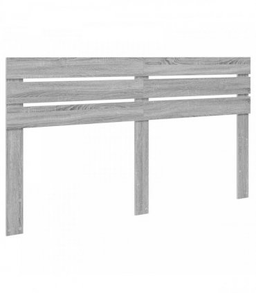 vidaXL Bed Frame Grey Sonoma 200 x 200 cm Solid Pine Wood
