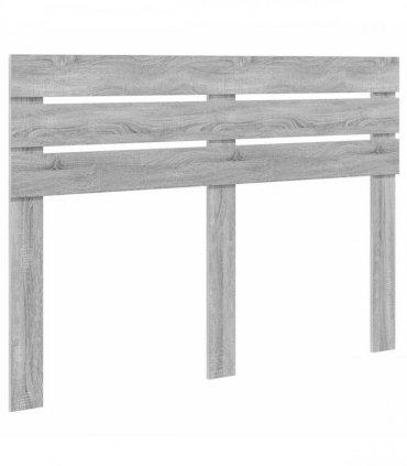 vidaXL Bed Frame Grey Sonoma 160 x 200 cm Solid Pine Wood