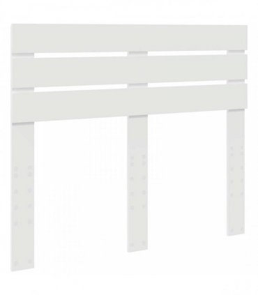 vidaXL Bed Frame with Headboard White 120 x 200 cm Solid Pine Wood