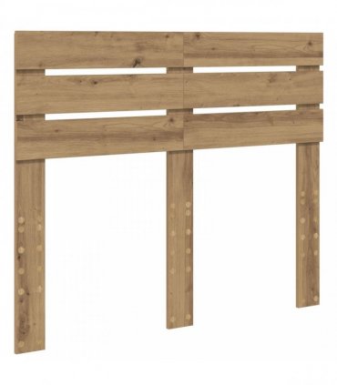 vidaXL Bed Frame Artisan oak 120 x 200 cm Solid Pine Wood