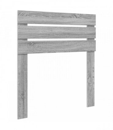 vidaXL Bed Frame Grey sonoma 90 x 200 cm Solid Pine Wood