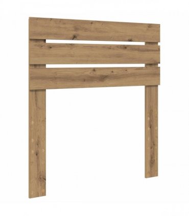 vidaXL Bed Frame Artisan oak 90 x 190 cm Solid Pine Wood