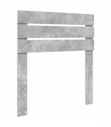 vidaXL Bed Frame with Drawer Concrete Grey 90 x 200 cm Engineered Wood