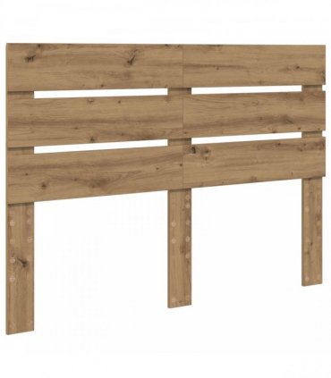 vidaXL Bed Frame Artisian Oak 150 x 200 cm Solid Pine Wood
