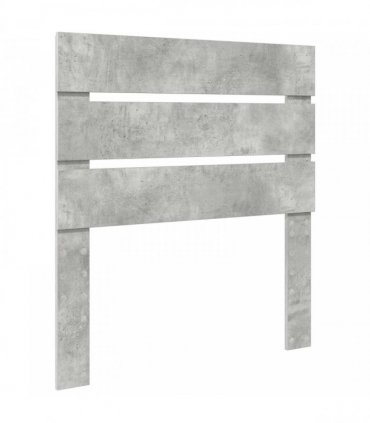 vidaXL Bed Frame Concrete Grey 100 x 200 cm Engineered Wood