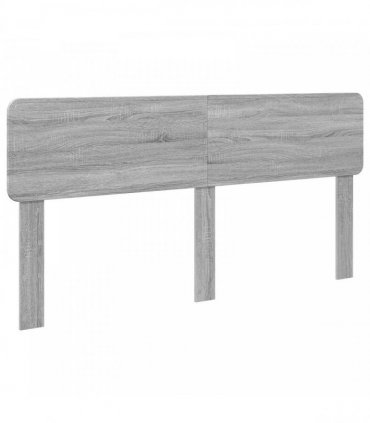 vidaXL Bed Frame Grey Sonoma 200 x 200 cm Solid Pine Wood