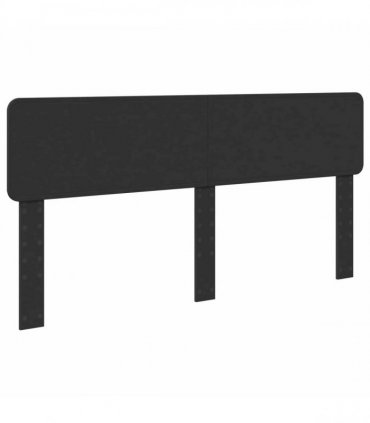 vidaXL Bed Frame with Headboard Black 180 x 200 cm Solid Pine Wood