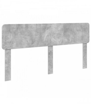 vidaXL Bed Frame Concrete Grey 180 x 200 cm Solid Pine Wood