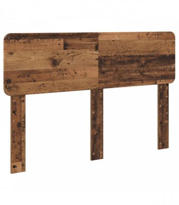 vidaXL Bed Frame with Headboard Old Wood 150 x 200 cm Solid Pine Wood