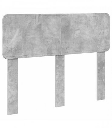 vidaXL Bed Frame Concerte Grey 135 x 190 cm Solid Pine Wood