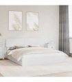 vidaXL Storage Bed with Drawer White 180 x 200 cm Engineered Wood