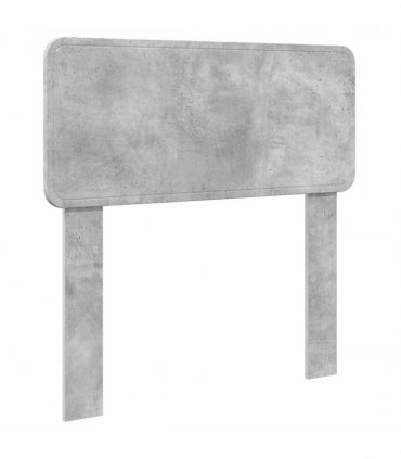 vidaXL Bed Frame with Drawer Concrete Grey 70 x 190 cm Engineered Wood