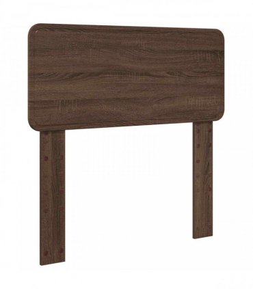 vidaXL Bed Frame with Drawer Brown Oak 75 x 190 cm Engineered Wood