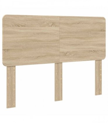 vidaXL Bed Frame Sonoma Oak 150 x 200 cm Solid Pine Wood