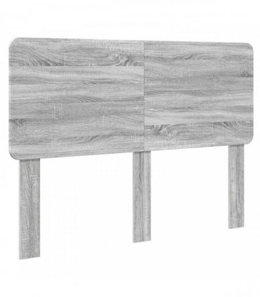 vidaXL Bed Frame Grey Sonoma 150 x 200 cm Solid Pine Wood