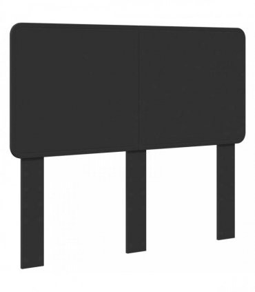 vidaXL Bed Frame with Headboard Black 120 x 200 cm Solid Pine Wood