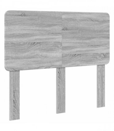 vidaXL Bed Frame Grey Sonoma 120 x 190 cm Solid Pine Wood