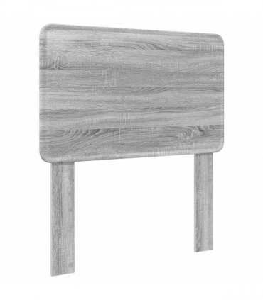 vidaXL Bed Frame Grey Sonoma 90 x 200 cm Solid Pine Wood