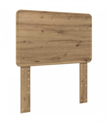 vidaXL Bed Frame Artisan Oak 75 x 190 cm Solid Pine Wood