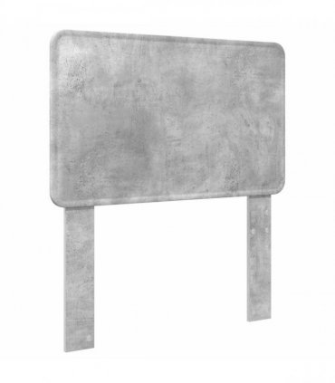 vidaXL Bed Frame Concrete Grey 100 x 200 cm Engineered Wood