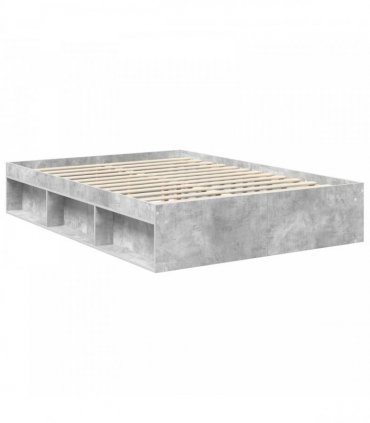 vidaXL Bed Frame with Headboard Concerte 140 x 190 cm Solid Pine Wood