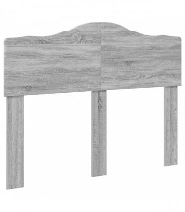 vidaXL Bed Frame Grey Sonoma 120 x 200 cm Solid Pine Wood