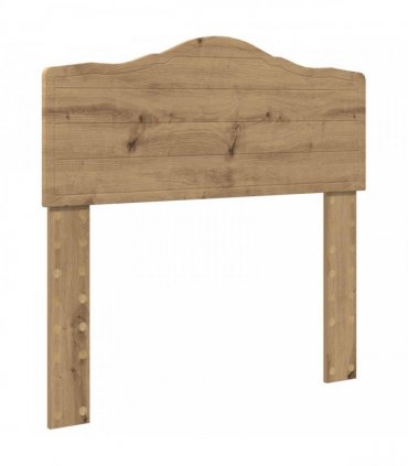 vidaXL Bed Frame Artisian Oak 100 x 200 cm Solid Pine Wood