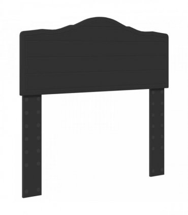 vidaXL Bed Frame Black Oak 75 x 190 cm Solid Pine Wood