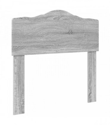 vidaXL Bed Frame Grey Sonoma 75 x 190 cm Solid Pine Wood