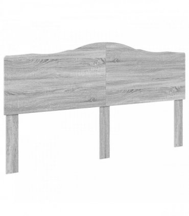 vidaXL Bed Frame Grey Sonoma 200 x 200 cm Solid Pine Wood