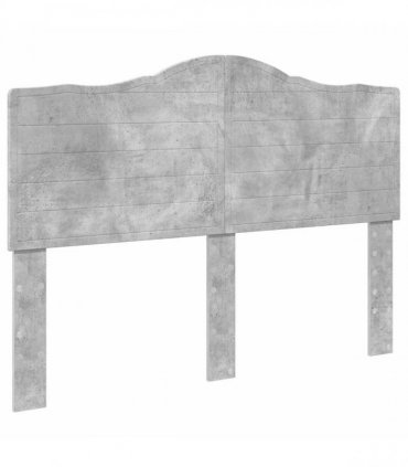 vidaXL Bed Frame Concerte Grey 150 x 200 cm Solid Pine Wood