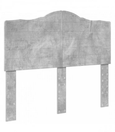 vidaXL Bed Frame Concerte Grey 135 x 190 cm Solid Pine Wood