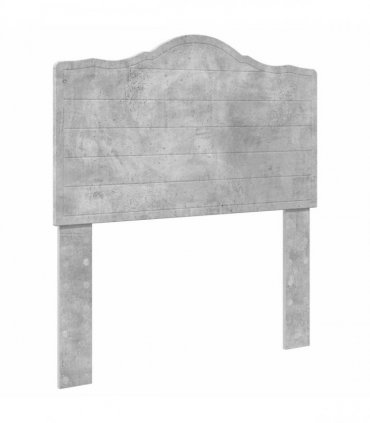 vidaXL Bed Frame Concrete Grey 90 x 200 cm Solid Pine Wood