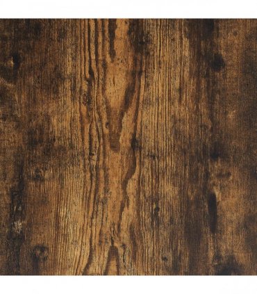 vidaXL Bed Frame Smoked Oak 120 x 200 cm Engineered Wood