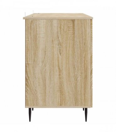 vidaXL Desk Sonoma Oak 142.5 x 50 x 75 cm Engineered Wood