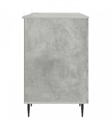 vidaXL Desk Concrete Grey 142.5 x 50 x 75 cm Engineered Wood