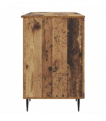 vidaXL Desk Old Wood 142.5 x 50 x 75 cm Engineered Wood