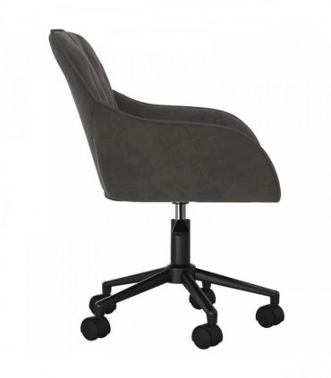 vidaXL Dining Chair 2 pcs Velvet 55 x 59.5 x 77 cm Dark Grey